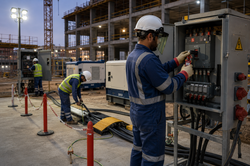 Electrical work risk assessment