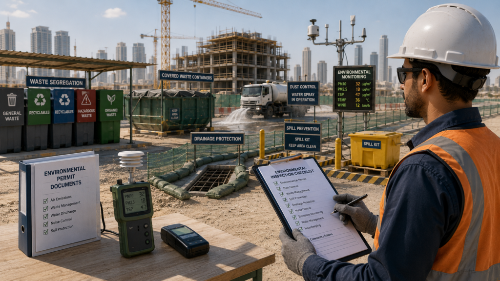 Saudi environmental compliance and NCEC requirements for construction