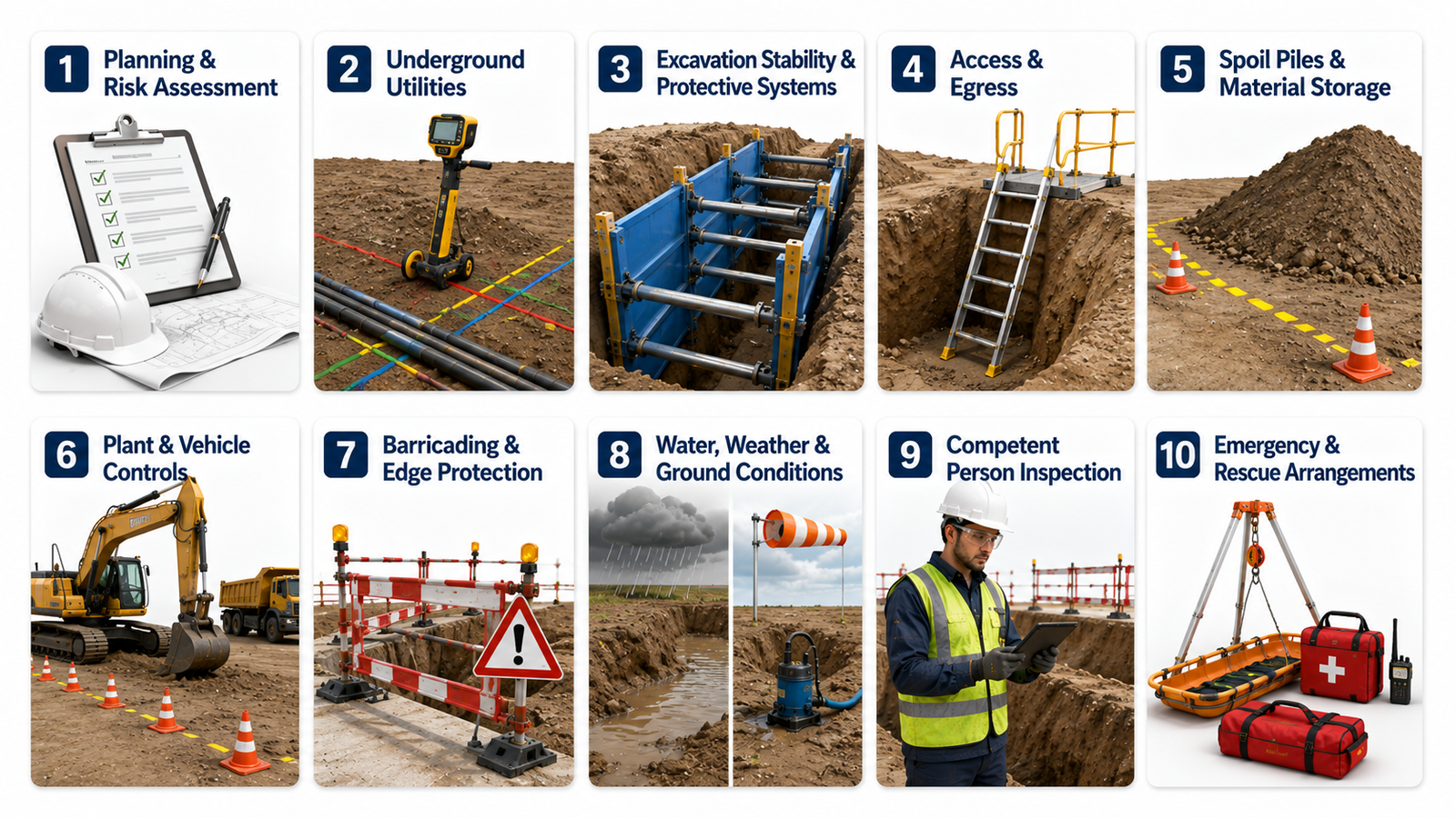 excavation-trenching-safety-checklist-inspection-points Excavation & Trenching Safety Checklist